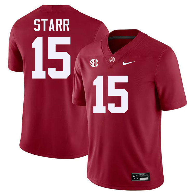 Bart Starr Alabama Jersey,University Of Alabama Crimson Tide Football Jersey,Uniforms-Crimson